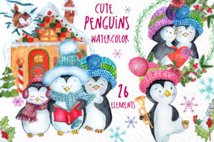 Cute Watercolour Penguins Clip Art: A Designer’s Practical Review