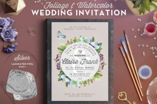 Foliage Watercolor Wedding Card III: A Designer’s Perspective
