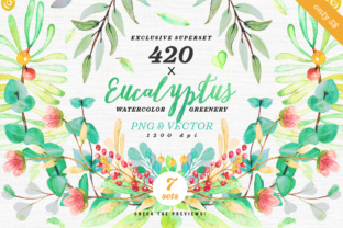 Greenery Watercolor Eucalyptus 3: A Fresh Illustration for Local Branding