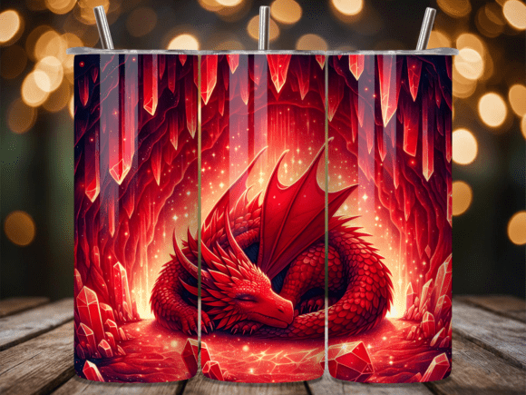 Red Crystal Dragon Sublimation Tumbler: A Brand Designer’s Review for Tumbler Wraps
