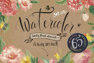 Watercolor Flower DIY Pack Review for Real Crafting and Illustrations