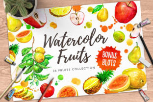 Watercolor Tropical Fruits Vol. 1: A Designer’s Practical Review