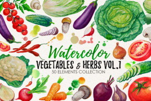 Watercolor Vegetables: A Versatile Illustration for Modern Branding