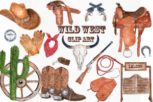 Watercolor Western Clipart: A Designer’s Perspective