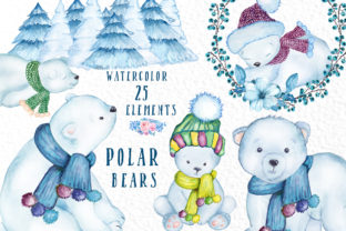 Watercolor Winter Animals: A Unique Illustration Asset for Seasonal Design Projects