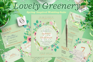 Wedding Suite XI Lovely Greenery III Print Templates Review